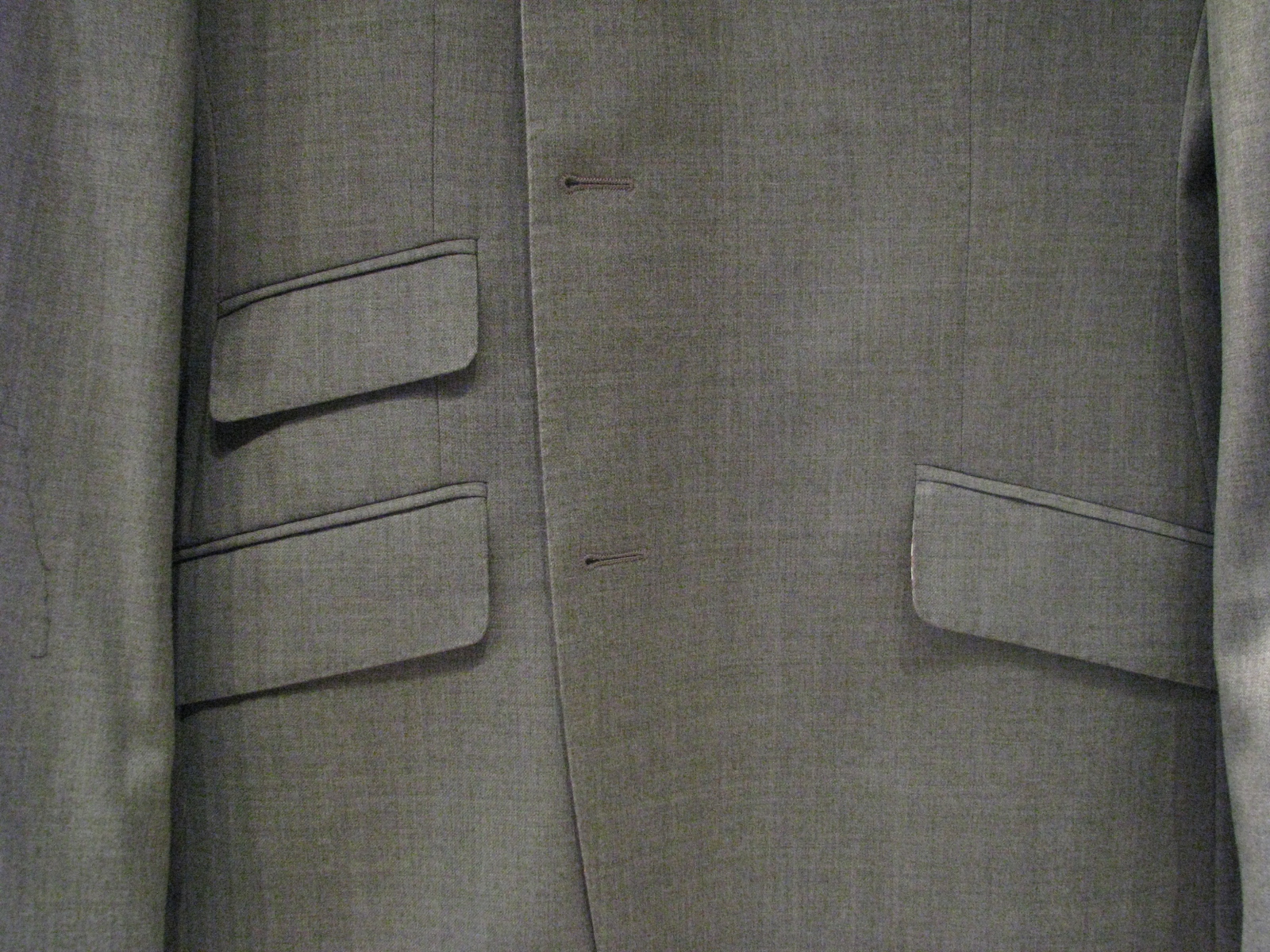 Bespoke Suit Jacket Ticket Pockets 