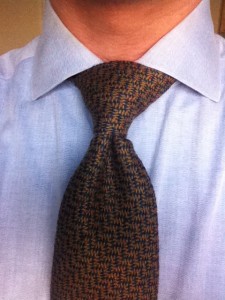 Men's Nect Tie With Dimple 
