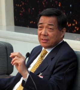 Bo Xilai in suit and tie