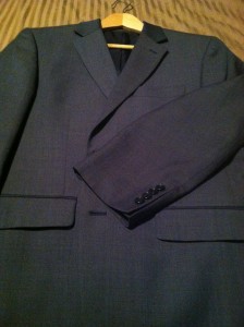 Bespoke suit jacket