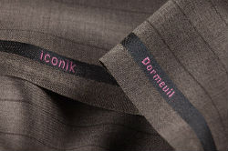 Custom suit fabric from Dormeuil