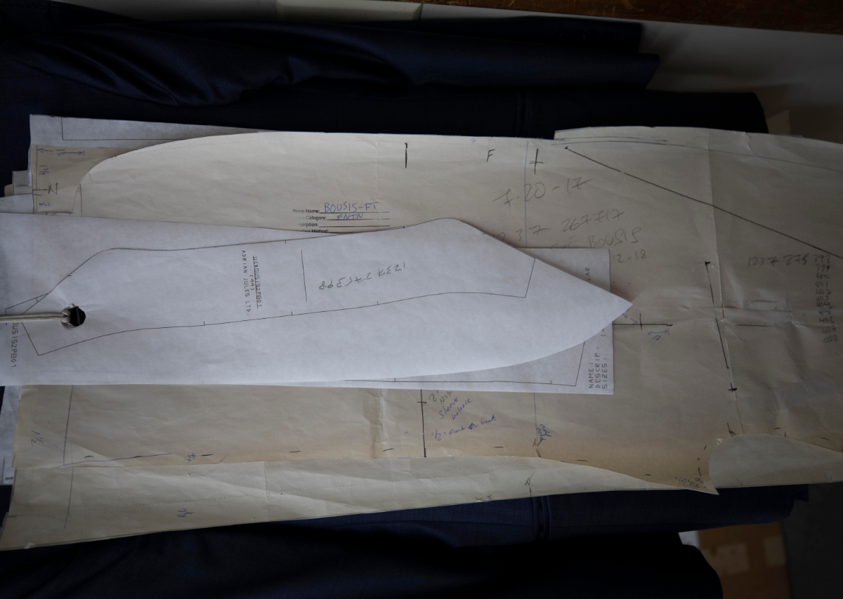 paper patterns for mens custom suits