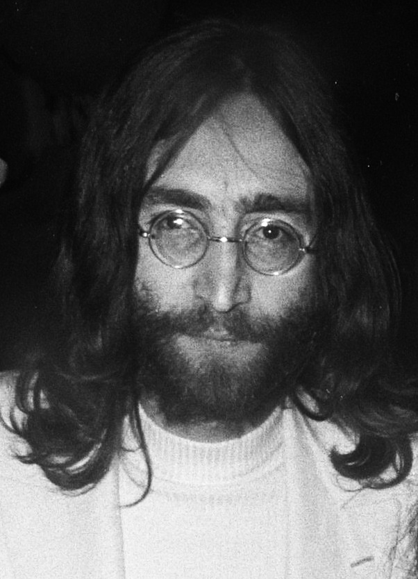 John Lennon in grannies glasses