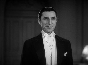 count dracula in white tie