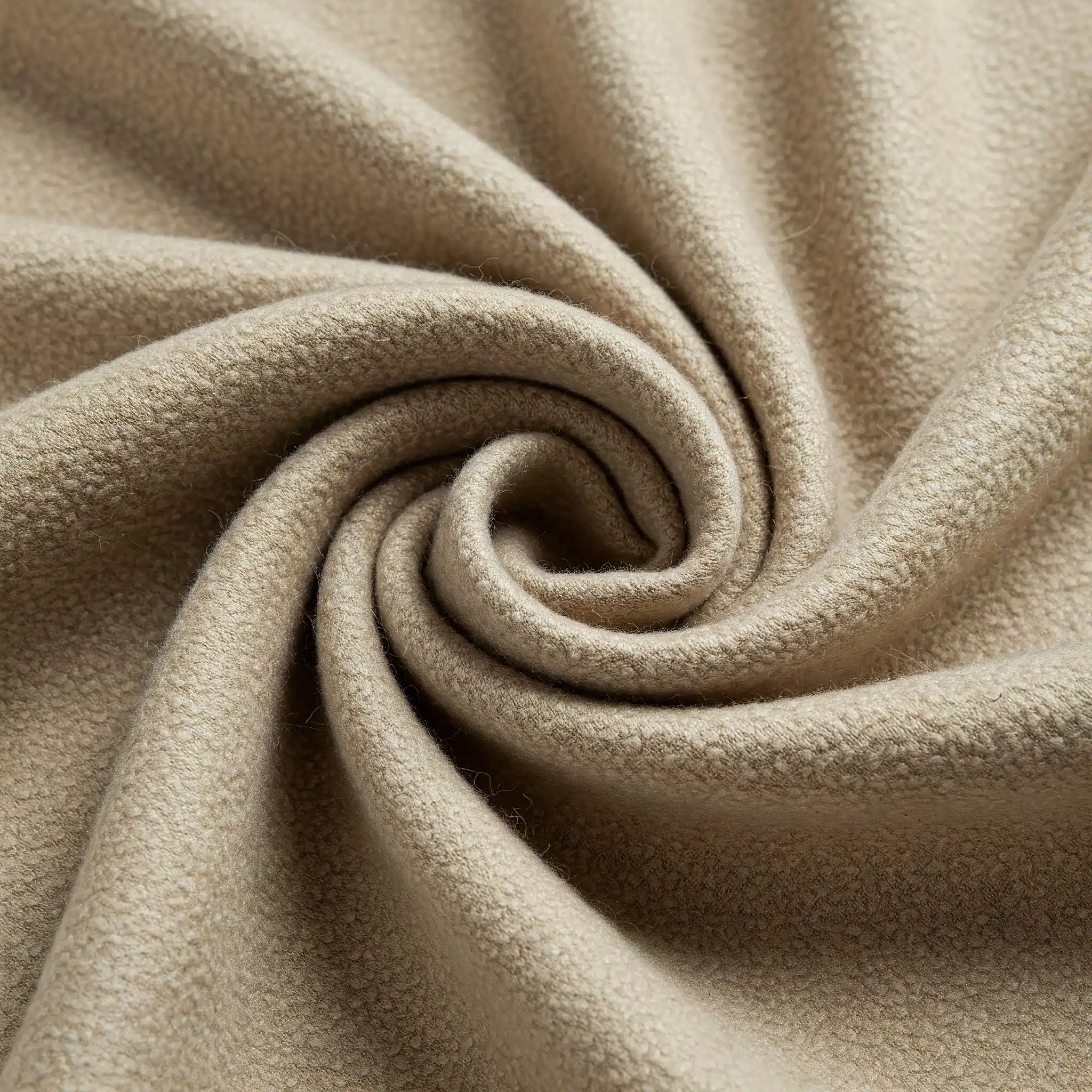 Cashmere fiber in a circle