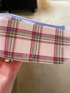 mens custom shirt cuffs with monograms