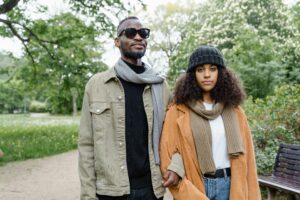 man in a scarf