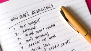 list of new years resolutions