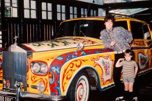 John Lennon's Paisley wrapped car