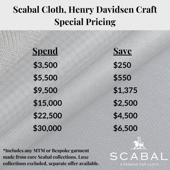 Scabal Cloth Offer 3